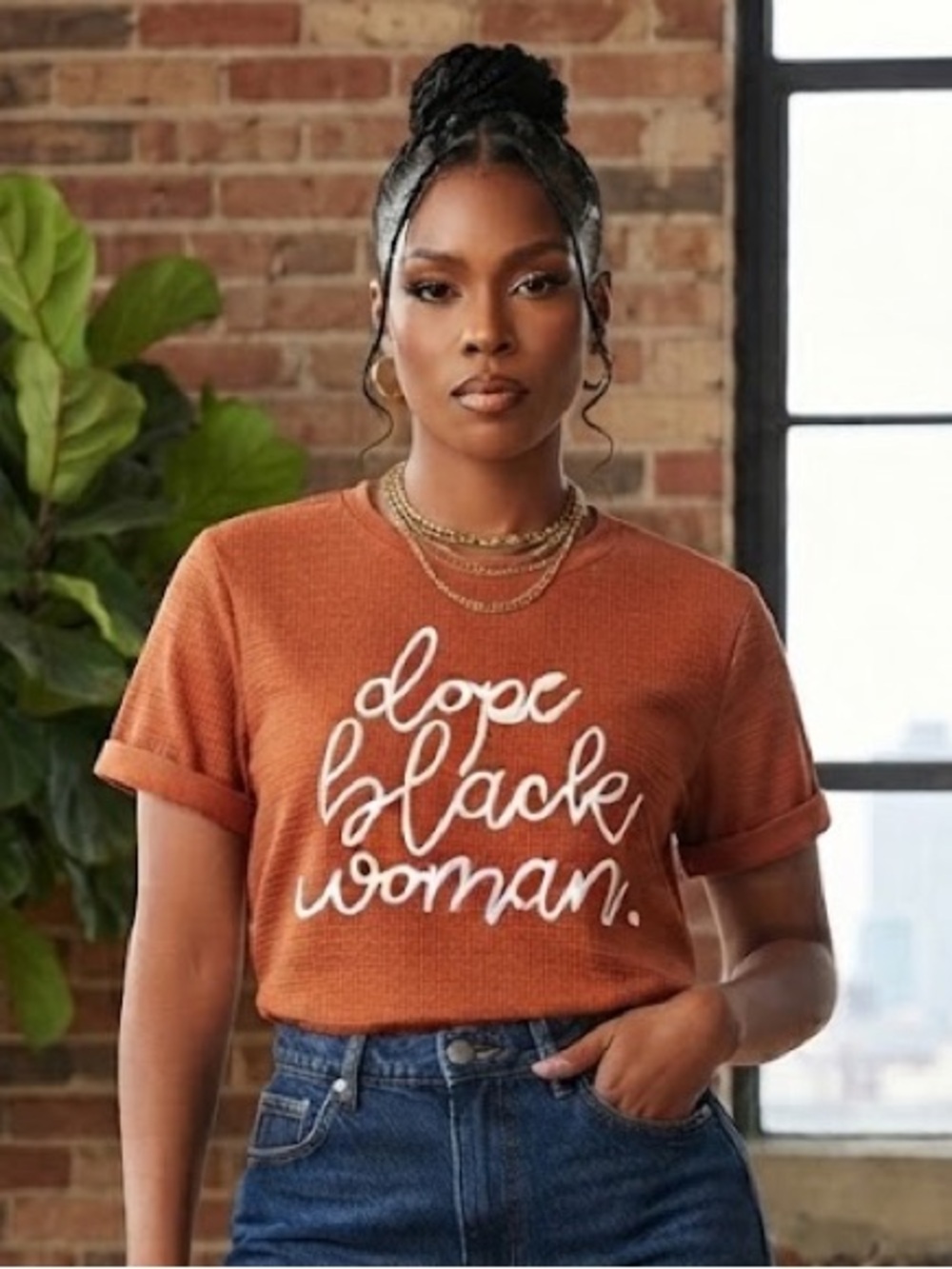 Legendary Rootz Dope Black Woman Graphic Tee Women's Size 2XL NWT Shirt